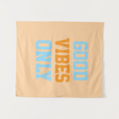 Nur gute Vibes Wandteppich (Vorderseite (Horizontal))