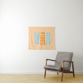 Nur gute Vibes Wandteppich (Beispiel (Horizontal))