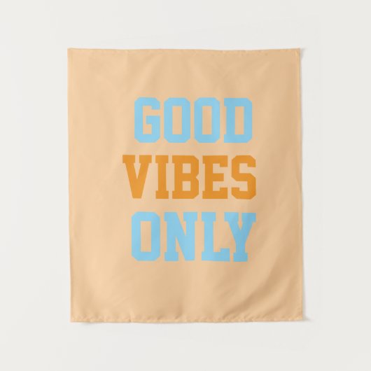 Nur gute Vibes Wandteppich (Vorderseite)