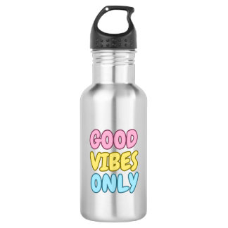 Nur Gute Vibes Wasserflasche