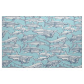 nur Haie kobaltblauer Himmel Stoff (Fat Quarter (45,7 x 55,9 cm))