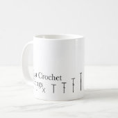 Nur Häkchen Dinge Tasse (Vorderseite Links)