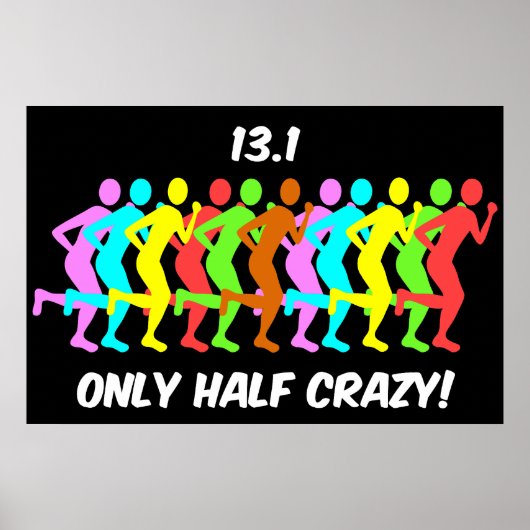 nur halb verrückt poster (Vorne)