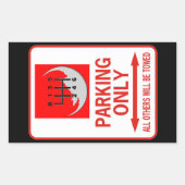 NUR HANDBUCH RECHTECKIGER AUFKLEBER (Vorderseite)