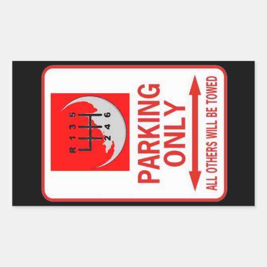 NUR HANDBUCH RECHTECKIGER AUFKLEBER (Vorderseite)