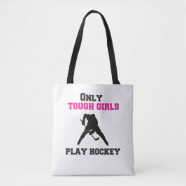 Nur harte Mädchen spielen Hockey Tasche