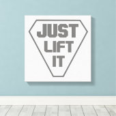 Nur heben leinwanddruck (Insitu (Holzboden))