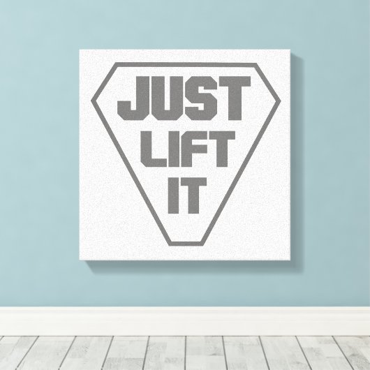 Nur heben leinwanddruck (Insitu (Holzboden))