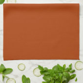 Nur Herbst-Goldtiefer Rost-orange Farbe Handtuch (Gefaltet)