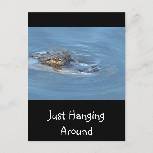 Nur herumhängen postkarte (Vorderseite)