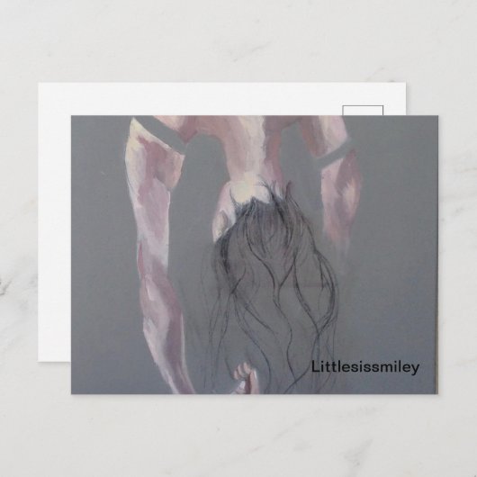 Nur herumhängen postkarte (Vorne/Hinten)