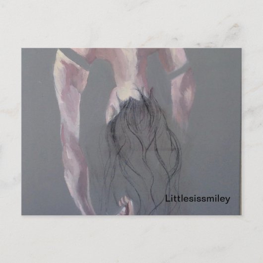 Nur herumhängen postkarte (Vorderseite)