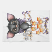 Nur herumhängend, Fledermäuse Geschirrtuch (Horizontal)