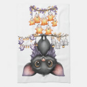 Nur herumhängend, Fledermäuse Geschirrtuch (Vertikal)