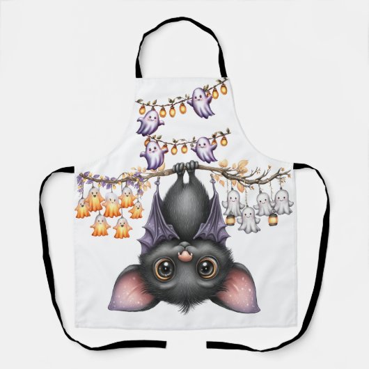 Nur herumhängend, Fledermäuse Schürze (Vorderseite)