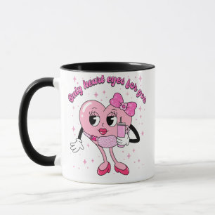 Nur Herz-Augen für dich Valentinstag-Design • Cute Tasse