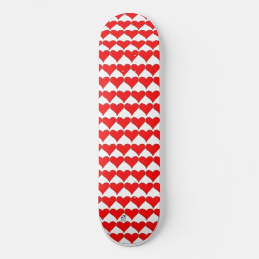 Nur Herz Skateboard (Vorderseite)