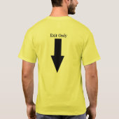 Nur Hetero Stolz-Ausgang T-Shirt (Rückseite)