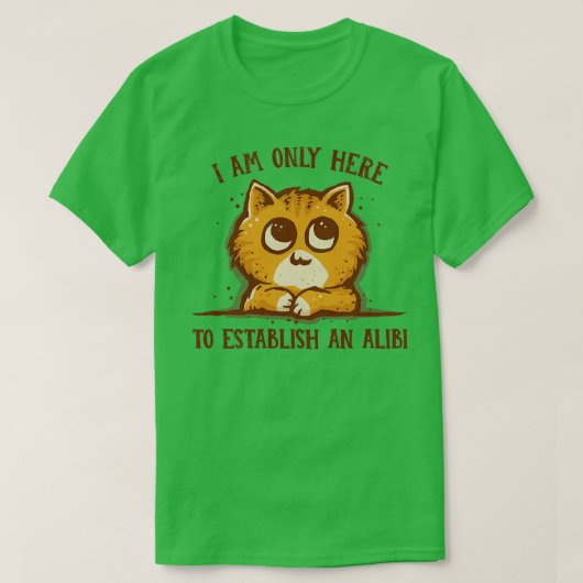 Nur hier für das Alibi T-Shirt (Design vorne)