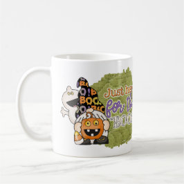 Nur hier für das Boo-Halloween Kaffeetasse