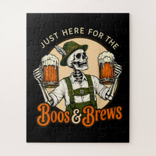 Nur hier für das Buhen und Bier Oktoberfest Puzzle