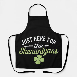Nur Hier Für Den St. Patrick's Day Schabernack Schürze