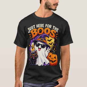 Nur Hier für die Buhs Herren Halloween-Shirt T-Shirt