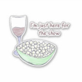 Nur hier für die Show - Aufkleber (Vorderseite)