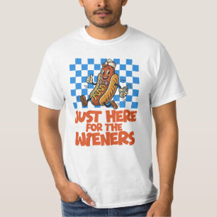 Nur Hier Für Die Würstchen T-Shirt