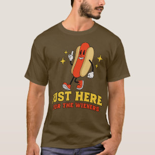 Nur hier für die Würstchen T-Shirt