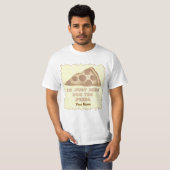 Nur hier für Pizza T-Shirt (Vorne ganz)