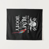 Nur    hier Pirate und Hintern Wandteppich (Vorderseite (Horizontal))