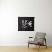 Nur    hier Pirate und Hintern Wandteppich (Beispiel (Horizontal))