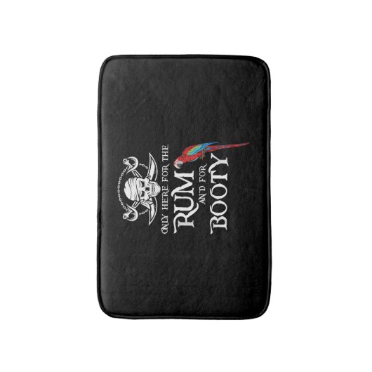 Nur    hier Rum und Hintern Pirate & Parrot Pirate Badematte (Vorderseite Vertikal)