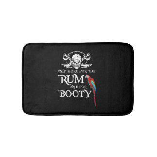 Nur hier Rum und Hintern Pirate & Parrot Pirate Badematte
