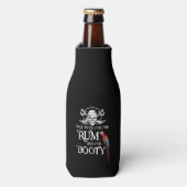 Nur hier Rum und Hintern Pirate & Parrot Pirate Flaschenkühler (Flaschenvorderseite)