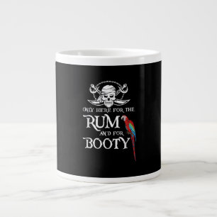Nur hier Rum und Hintern Pirate & Parrot Pirate Jumbo-Tasse