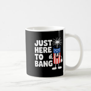 Nur hier um ein lustiges Feuerwerk zu zünden Nur h Kaffeetasse