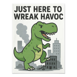 Nur hier, um Havoc zu schreiben Fotodruck