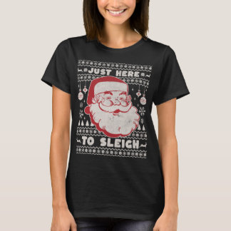 Nur hier, um zu entspannen Funny Christmas Sprichw T-Shirt