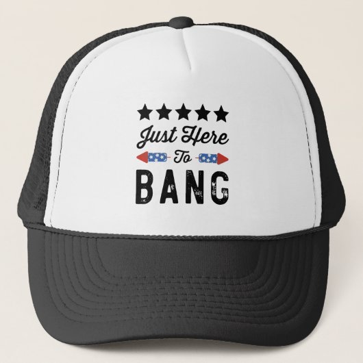 Nur hier zu Bang Patriotic 4. Juli Geschenk Truckerkappe (Vorderseite)