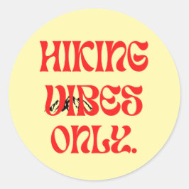 nur Hin- und Herbstvillen Runder Aufkleber