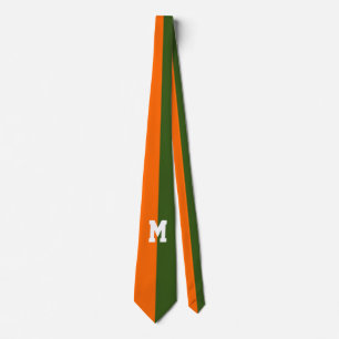 Nur Hintergrundfarbe - 1/2 orange + Ihre Idee Krawatte