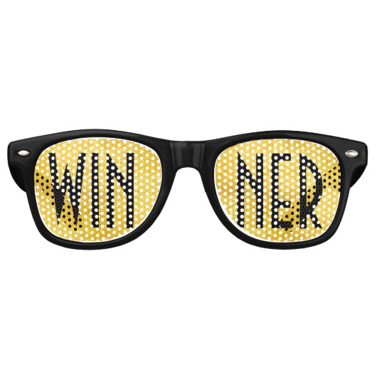 Nur Hintergrundfarbe - goldene Glitzern + Ihre Ide Partybrille (Vorderseite)