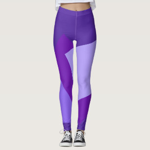 Nur Hintergrundfarbe - violett lila + Ihre Ideen Leggings