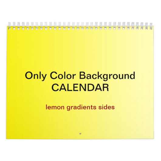 Nur Hintergrundkalender für die Farbe - Zitronengr Kalender (Titelbild)