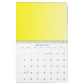 Nur Hintergrundkalender für die Farbe - Zitronengr Kalender (Jan 2026)