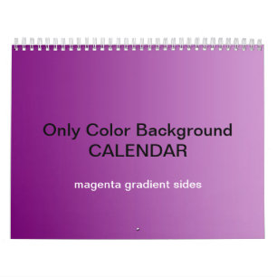 Nur Hintergrundkalender für Farben - Magenta-Farbv Kalender