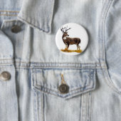 Nur Hirsche stehend auf individuell anpassbare Pro Button (Beispiel)