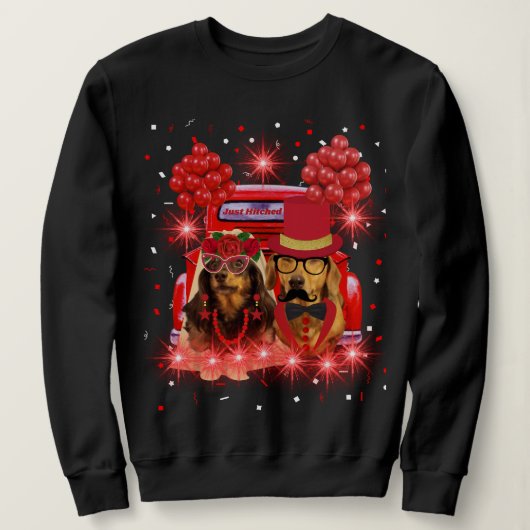 Nur Hitched Ladys' Sweatshirt (Design vorne)